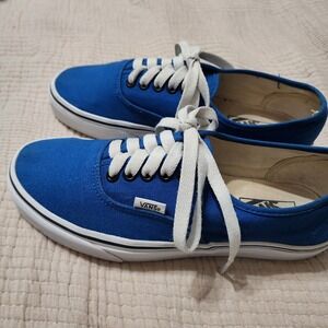 VANS Off The Wall Classic Skateboard Sneakers Women's 9 Blue